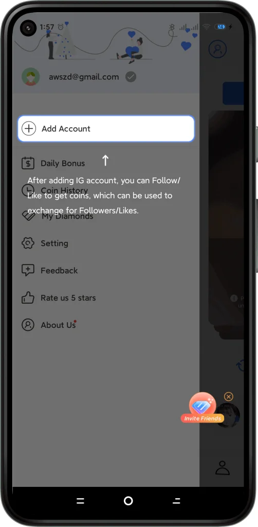 Real Followers UP + app earn 200 coins instantly