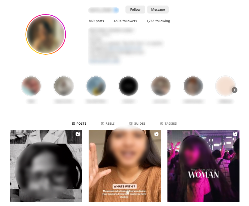 Profile of @tarini_shah