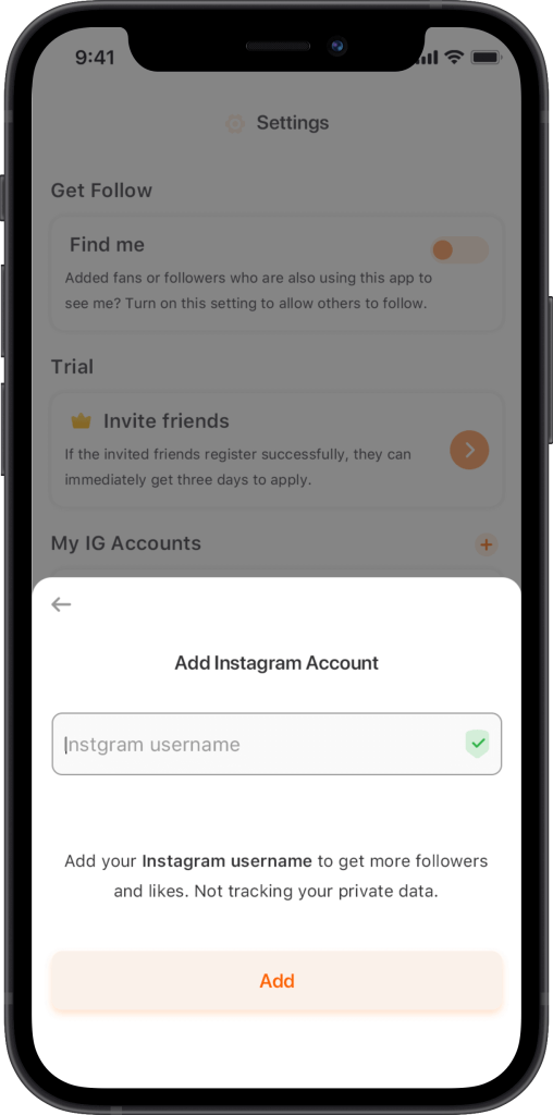 Add account