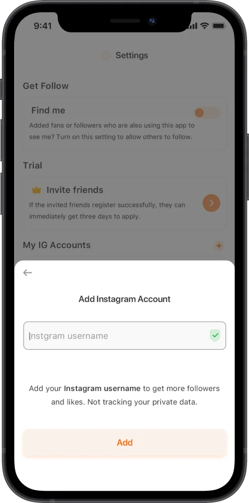 Add account