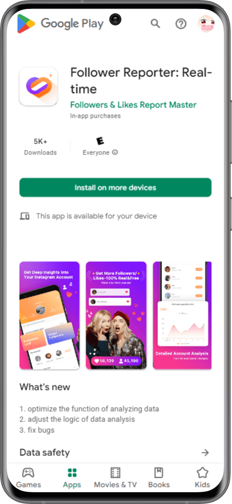 Follower Reporter App
