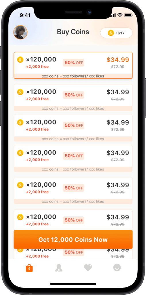 Get coins