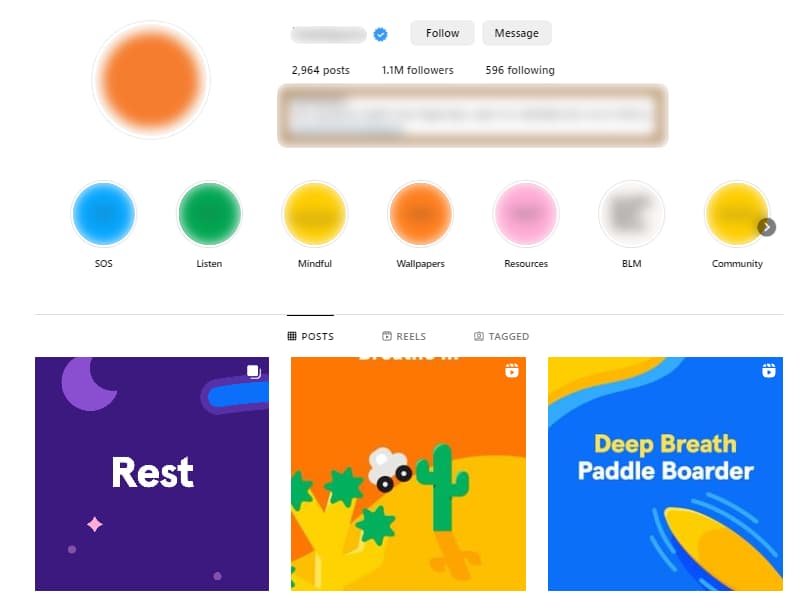 Profile of @headspace