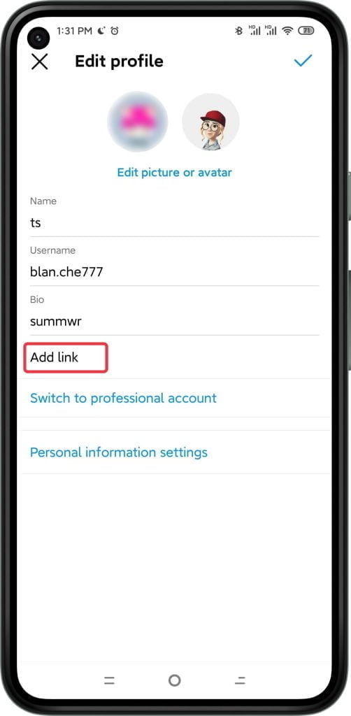 Add link